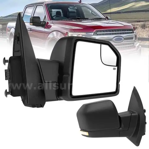 Right Passenger side Mirror with Power GlassHeated Puddle