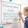 Glenmal 6 Rolls Classroom Bulletin Board Border Scalloped