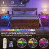 YITAHOME Farmhouse Nightstand with Charging Station 2
