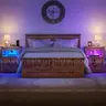 YITAHOME Farmhouse Nightstand with Charging Station 2