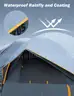 JOYTUTUS SUV Tent for Camping with Rainfly Double Door