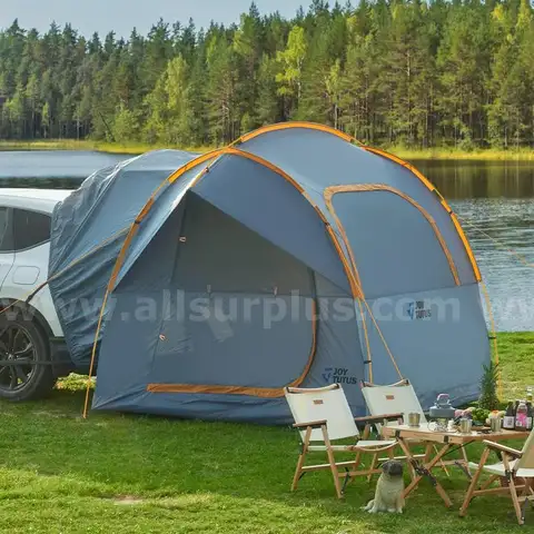 JOYTUTUS SUV Tent for Camping with Rainfly Double Door