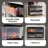 IRIS USA Plastic Stacking Storage Organizer Unit