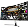 SANSUI 32 Inch Curved 240Hz Gaming Monitor High Refresh