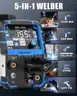 AZZUNO Aluminum MIG Welder, 155A 110V/220V, Dual Voltage