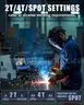 AZZUNO Aluminum MIG Welder, 155A 110V/220V, Dual Voltage