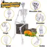 2PCS Skeletons Halloween Decorations5.9Ft Life Size