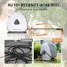 Giraffe Tools Ground Mounted Retractable Hose Reel 5/8 Inch