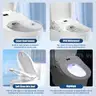 Lxlu Bidet Toilet Seat Electric Heated Toilet Seat