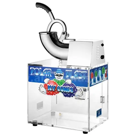 Polar Blast Snow Cone Machine - Acrylic Crushed Ice Maker