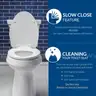 Bemis Classic Colors Slow Close Toilet Seat Easy Clean