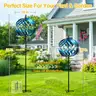 LimeHill Wind Spinner for Yard and Garden - Large Metal