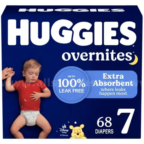 Huggies Overnites Baby Diapers Size 7