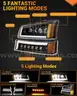 Z-OFFROAD LED Headlights Assembly DOT Approved with DRL