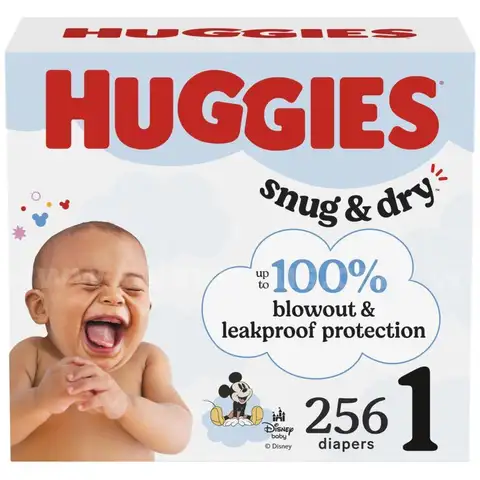 Huggies Snug Dry Diapers, Size 1