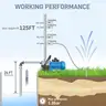FOTING 1HP Portable Shallow Well Pump 876GPH Garden Pump