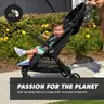 Baby Jogger City Tour 2 Ultra-Compact Carry-On Approved Travel Stroller in Eco Black with Belly-Bar Lightweight Easy Fo