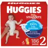 Huggies Little Snugglers Baby Diapers, Size 2
