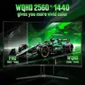 SANSUI 27 Inch Curved 240Hz Gaming Monitor 2K WQHD 1500R