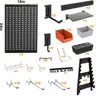 TORACK Metal Pegboard Wall Organizer System for Garage