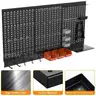 TORACK Metal Pegboard Wall Organizer System for Garage