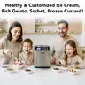 Whynter Ice Cream Maker Machine Automatic 2.1 Qt. Upright with Built-In Compressor LCD Digital Display &#x26; Timer