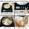 Whynter Ice Cream Maker Machine Automatic 2.1 Qt. Upright with Built-In Compressor LCD Digital Display &#x26; Timer