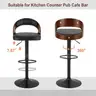 VECELO Bar Stool Set of 4 Kitchen Island Stools