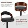 VECELO Bar Stool Set of 4 Kitchen Island Stools