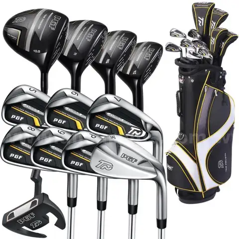 PGF Men&#x27;s Gold TP Complete Golf Club Package Set 17-Pieces