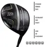 PGF Men&#x27;s Gold TP Complete Golf Club Package Set 17-Pieces