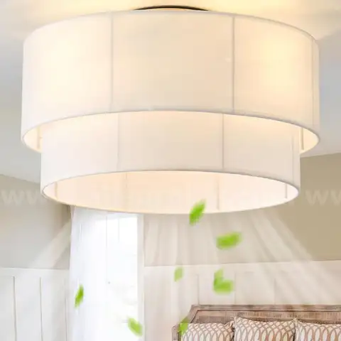 SYDACG Ceiling Fan with Lights Low Profile 20&#x22; Flush Mount
