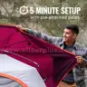 Coleman Skydome Tent with 5 Minute Setup 2/4/6/8 Person
