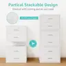 BOLUO Stackable Storage Drawers Closet Organizers and