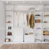 BOLUO Stackable Storage Drawers Closet Organizers and