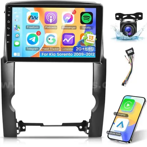 264G Car Radio for Kia Sorento 2009-2012 with Wireless