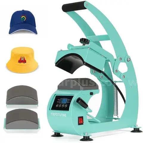 ITEFDTUTNE Hat Heat Press Machine for Caps Inclusive 2 Piece
