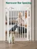 BABELIO 36&#x22; Tall Narrow Baby Safety Gate, Extends 26&#x22;-28.5&#x22; Wide, Auto-Close