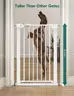 BABELIO 36&#x22; Tall Narrow Baby Safety Gate, Extends 26&#x22;-28.5&#x22; Wide, Auto-Close