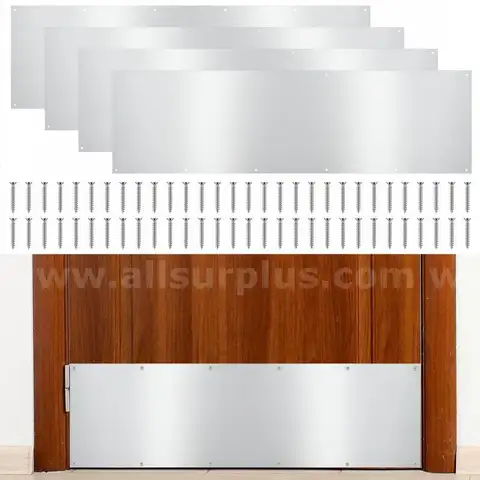 Tatuo 4 Pcs Door Kick Plates Kick Plates for Exterior