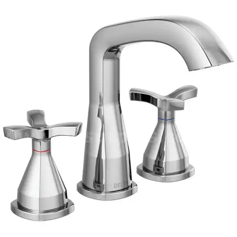 Delta Faucet Stryke Widespread Bathroom Faucet 3 Hole