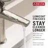 Delta Faucet Stryke Widespread Bathroom Faucet 3 Hole