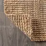 JONATHAN Y NRF102A-2 Pata Hand Woven Chunky Jute Natural 2