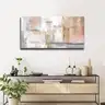 SOUGUAN Canvas Art Gold Wall Decor for Girl Pink Pictures