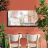 SOUGUAN Canvas Art Gold Wall Decor for Girl Pink Pictures
