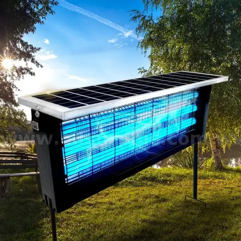 Powerful Large Solar Bug Zapper Outdoor for 4000 sq.ft