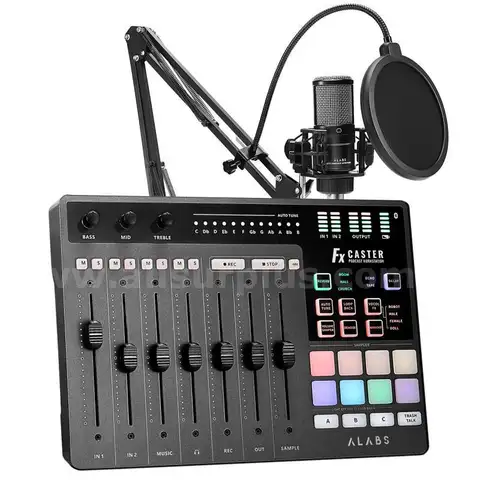 ALABS Fxcaster Podcast Equipment Bundle - All-in-One