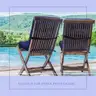 Hoteam 6 Set Patio Chair Cushions Outdoor High Chair