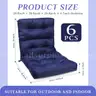 Hoteam 6 Set Patio Chair Cushions Outdoor High Chair