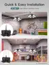 SEOBIOG LED Garage Lights 8 Pack 200W 20000LM Plug